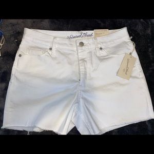 High Rise Midi Shorts